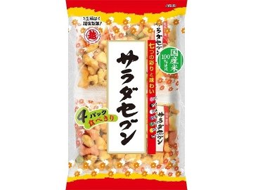 越後製菓 サラダセブン４パック×12入り 【全国送料無料】(一部地域別途)の画像