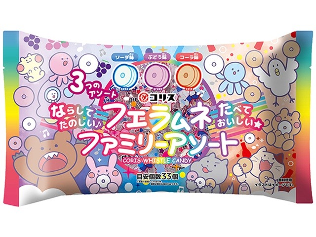コリス フエラムネファミリーアソート×18入り 【全国送料無料】(一部地域別途)の画像