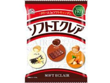 不二家 ソフトエクレア袋 ９３ｇ ×48 【送料込】(一部地域別途)の画像