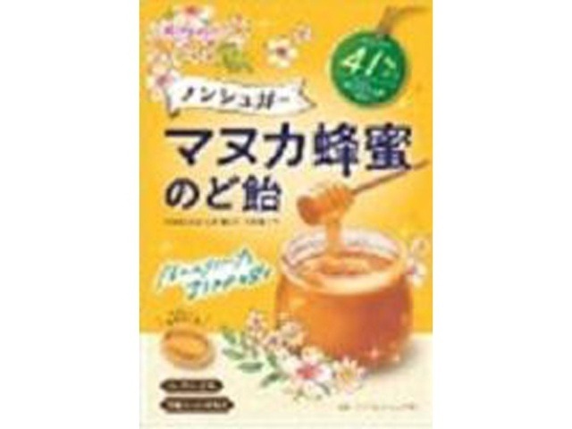 春日井製菓 ノンシュガーマヌカ蜂蜜のど飴 ６５ｇ ×72 【送料込】(一部地域別途)の画像