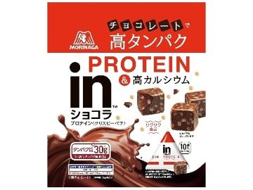 森永 ｉｎショコラプロテインクリスピーパフ１７０ｇ ×28 【送料込】(一部地域別途)の画像
