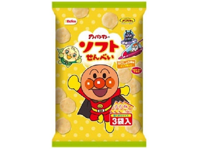栗山米菓 アンパンマンのソフトせん４８ｇ×12入り 【全国送料無料】(一部地域別途)の画像