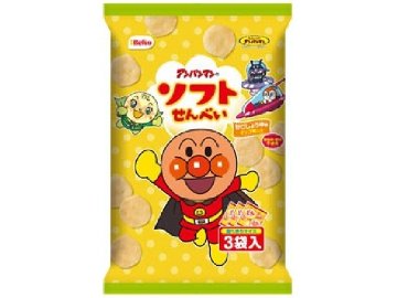栗山米菓 アンパンマンのソフトせん４８ｇ×12入り 【全国送料無料】(一部地域別途)の画像