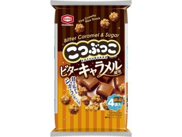 亀田 こつぶっこ ビターキャラメル風味７２ｇ×12入り 【全国送料無料】(一部地域別途)の画像