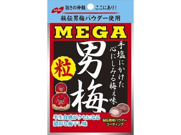 ノーベル メガ男梅粒 ３６ｇ×72入り 【全国送料無料】(一部地域別途)の画像