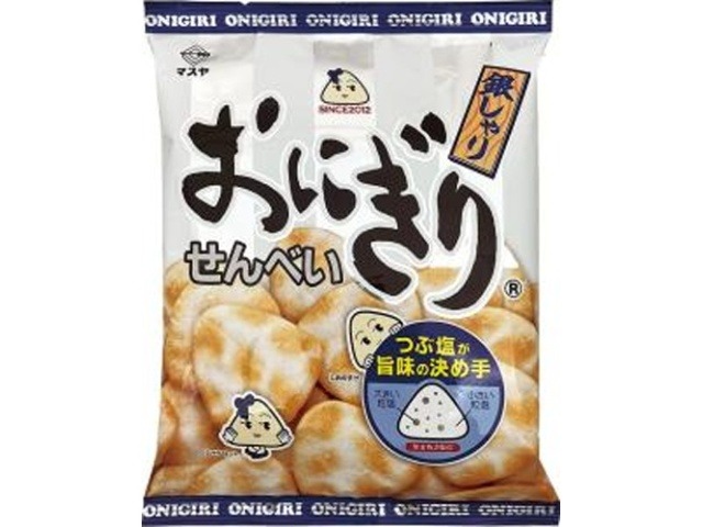 マスヤ おにぎりせんべい 銀しゃり８５ｇ×12入り 【全国送料無料】(一部地域別途)の画像