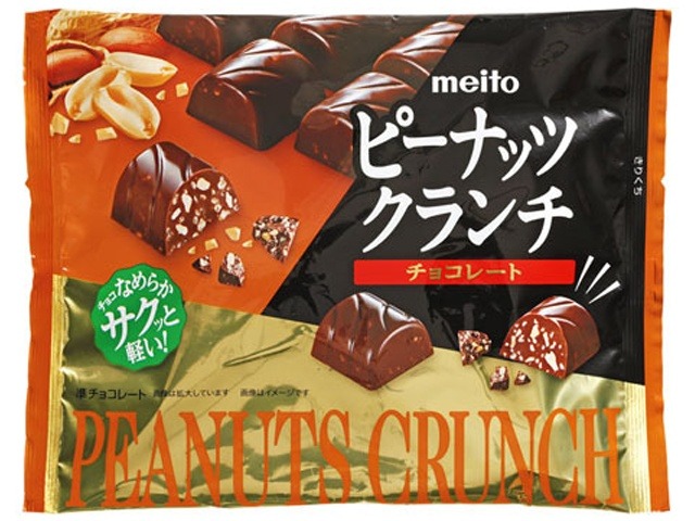 ｍｅｉｔｏ ピーナッツクランチチョコレート ８４ｇ  ×36 【送料込】(一部地域別途)の画像