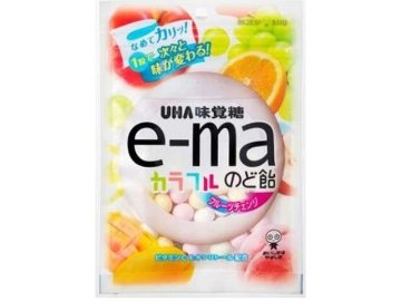 ピピン ｅ−ｍａのど飴袋 カラフルフルーツチェンジ ×72 【送料込】(一部地域別途)の画像
