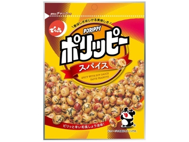 でん六 ポリッピー スパイス８５ｇ×48入り 【全国送料無料】(一部地域別途)の画像