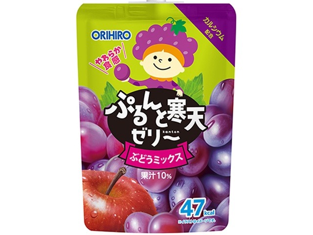 ぷるんと蒟蒻ゼリースタンディングぶどうミックス×48入り 【全国送料無料】(一部地域別途)の画像