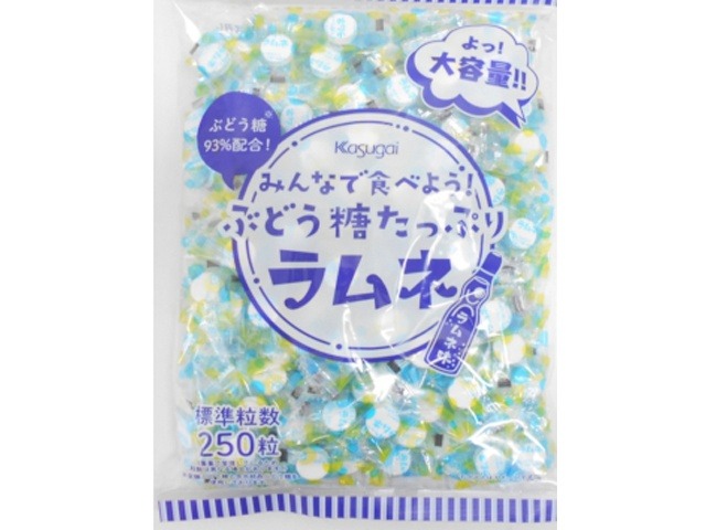 春日井製菓 ぶどう糖たっぷりラムネ５５０ｇ×10入り 【全国送料無料】(一部地域別途)の画像