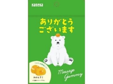 カネカ メッセージグミ ありがとうございます４０ｇ×10入り 【全国送料無料】(一部地域別途)の画像