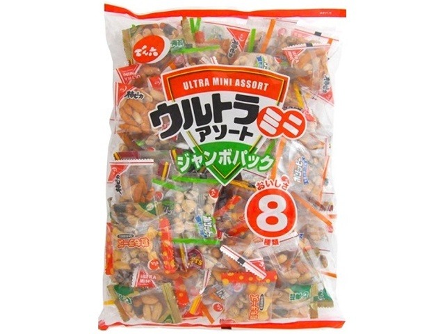 でん六 ウルトラミニアソート６２０ｇ×8入り 【全国送料無料】(一部地域別途)の画像