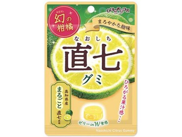 扇雀飴 幻の柑橘 直七グミ４０ｇ×6入り 【全国送料無料】(一部地域別途)の画像