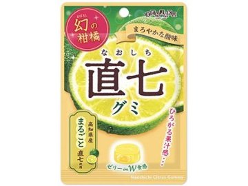扇雀飴 幻の柑橘 直七グミ４０ｇ×6入り 【全国送料無料】(一部地域別途)の画像