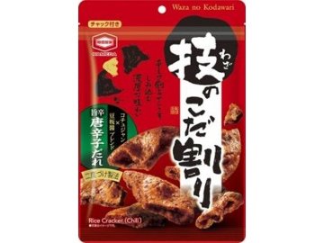亀田 技のこだ割り 旨辛唐辛子１００ｇ×6入り 【全国送料無料】(一部地域別途)の画像