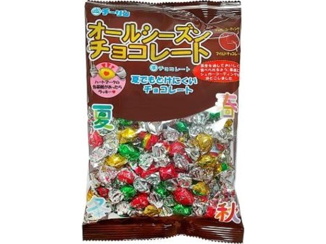 チーリン製菓 オールシーズンチョコ８０ｇ×24入り 【全国送料無料】(一部地域別途)の画像