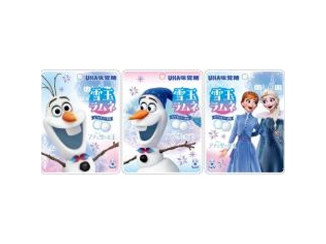 ＵＨＡ アナと雪の女王 雪玉ラムネ ホワイトソーダ ×72 【送料込】(一部地域別途)の画像