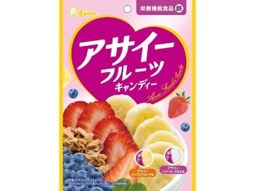 ライオン アサイーフルーツキャンディー６９ｇ×18入り 【全国送料無料】(一部地域別途)の画像