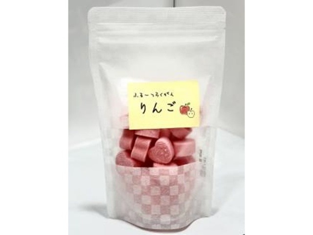 ★日親 ふるーつらくがん りんご８０ｇ×12入り 【全国送料無料】(一部地域別途)の画像