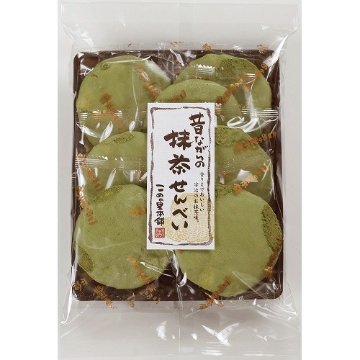 こめの里 抹茶煎餅 ７枚   ×12の画像