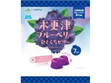カネカ 木更津ブルーベリーひとくちゼリー７個×20入り 【全国送料無料】(一部地域別途)の画像