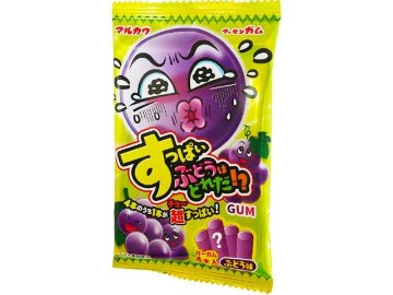 丸川製菓 すっぱいぶどうはどれだガム×240入り 【全国送料無料】(一部地域別途)の画像