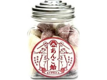 ★金太郎飴 レトロボトルあんこ飴１３０ｇ  ×16入り 【全国送料無料】(一部地域別途)の画像