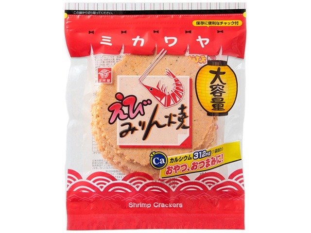 三河屋 大容量１２枚えびみりん焼 ×24 【送料込】(一部地域別途)の画像