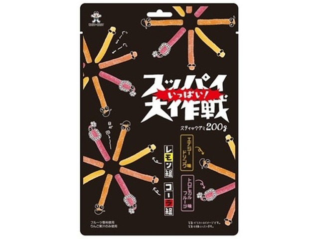 旺旺・ジャパン スッパイいっぱい！大作戦２００ｇ ×24 【送料込】(一部地域別途)の画像