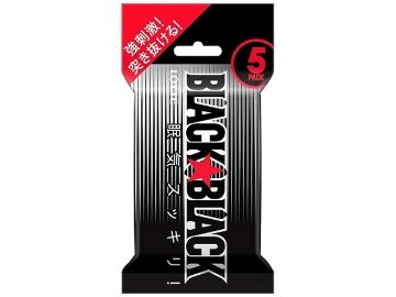ロッテ ブラックブラックガム ９枚×５Ｐ ×60 【送料込】(一部地域別途)の画像