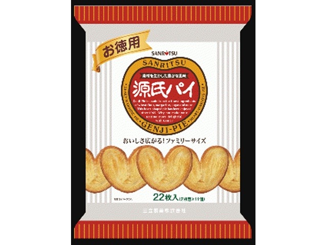 三立製菓 お徳用源氏パイ ２２枚  ×12入り 【全国送料無料】(一部地域別途)の画像