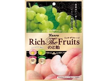カンロ リッチザフル－ツのど飴５８ｇ  ×6入り 【全国送料無料】(一部地域別途)の画像