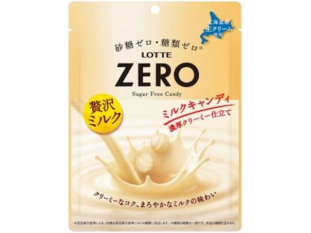ロッテ ゼロ ミルクキャンディ袋５０ｇ×6入り 【全国送料無料】(一部地域別途)の画像
