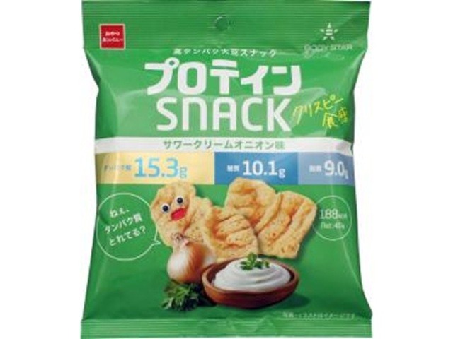 おやつカンパニー プロテインスナックサワークリームオニオン×24入り 【全国送料無料】(一部地域別途)の画像