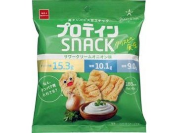 おやつカンパニー プロテインスナックサワークリームオニオン×24入り 【全国送料無料】(一部地域別途)の画像