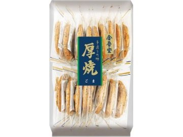 金吾堂 大袋厚焼ごま １７枚×6入り 【全国送料無料】(一部地域別途)の画像