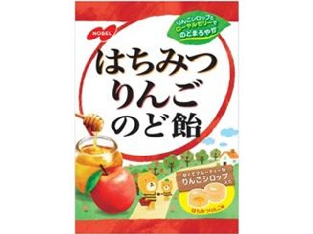 ノーベル はちみつりんごのど飴１１０ｇ×48入り 【全国送料無料】(一部地域別途)の画像