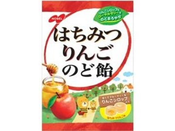 ノーベル はちみつりんごのど飴１１０ｇ×48入り 【全国送料無料】(一部地域別途)の画像