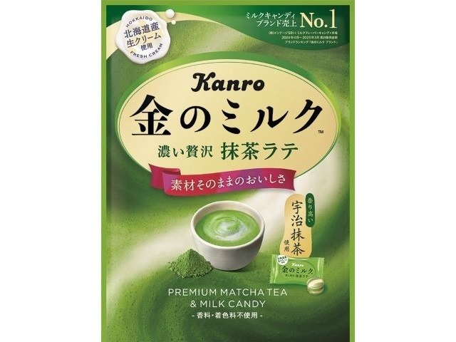 カンロ 金のミルクキャンディ抹茶ラテ ４３６ｇ×10入り 【全国送料無料】(一部地域別途)の画像