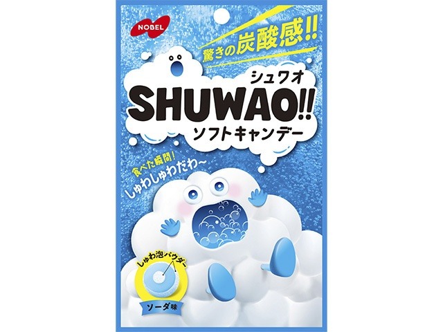 ノーベル シュワオソフトキャンデー ３０ｇ×72入り 【全国送料無料】(一部地域別途)の画像
