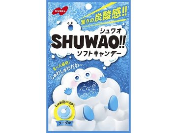 ノーベル シュワオソフトキャンデー ３０ｇ×72入り 【全国送料無料】(一部地域別途)の画像