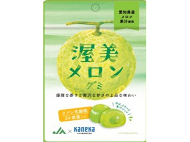 カネカ 渥美メロングミ ラブレ乳酸菌入４０ｇ   ×10 【送料込】(一部地域別途)の画像
