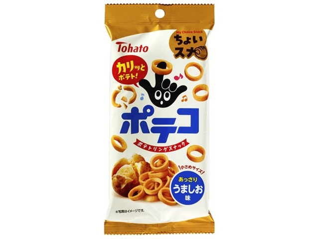 東ハト ちょいスナ ポテコ うましお味４０ｇ×6入り 【全国送料無料】(一部地域別途)の画像