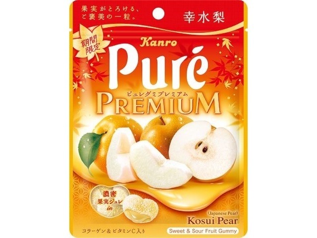 カンロ ピュレグミプレミアム 幸水梨５４ｇ ×6入り 【全国送料無料】(一部地域別途)の画像
