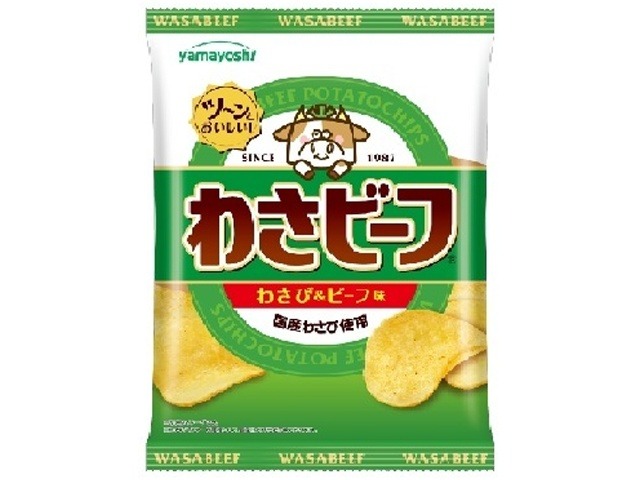 山芳 ポテト わさビーフ５０ｇ×12入り 【全国送料無料】(一部地域別途)の画像