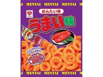 リスカ うまい輪 メンタイ味７５ｇ×12入り 【全国送料無料】(一部地域別途)の画像
