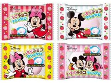エイワ ミッキー＆ミニーいちごチョコマシュマロ  ×30入り 【全国送料無料】(一部地域別途)の画像