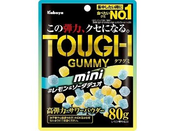カバヤ タフグミｍｉｎｉ レモン＆ソーダ８０ｇ×6入り 【全国送料無料】(一部地域別途)の画像