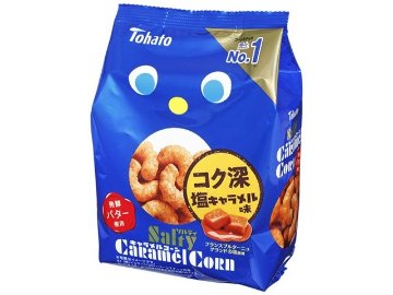 東ハト ソルティキャラメルコーン６７ｇ×12入り 【全国送料無料】(一部地域別途)の画像